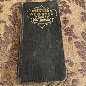 Laird & Lee’s Standard Webster Pocket Dictionary, 1923 by Alfred B. Chambers
